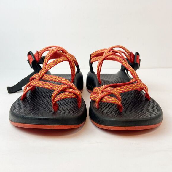 Chaco ZX2 Classic Women's Waterproof Sports Sandals Sz 8 Orange Strappy Outdoor - Picture 5 of 8